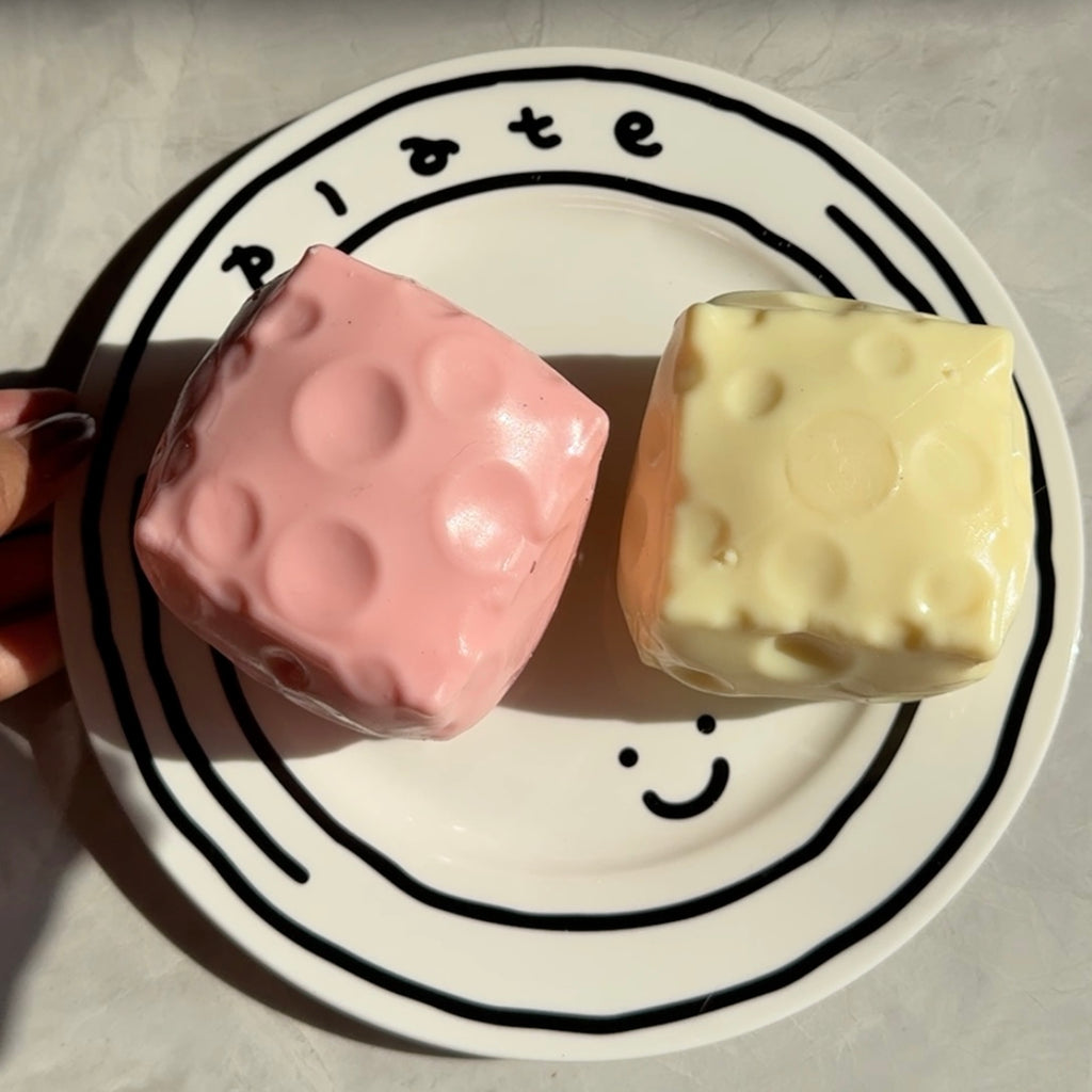 Cheese Vaseline Block Crunchy  Squishy